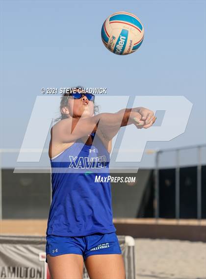 Thumbnail 2 in Xavier College Prep vs. Perry  photogallery.
