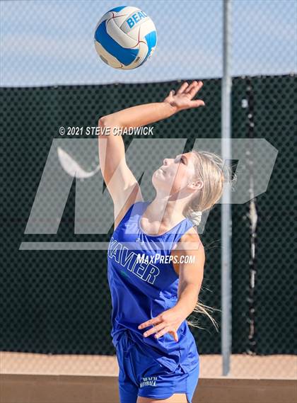 Thumbnail 2 in Xavier College Prep vs. Perry  photogallery.