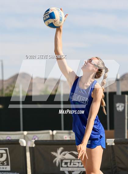 Thumbnail 2 in Xavier College Prep vs. Perry  photogallery.