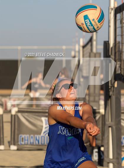 Thumbnail 2 in Xavier College Prep vs. Perry  photogallery.