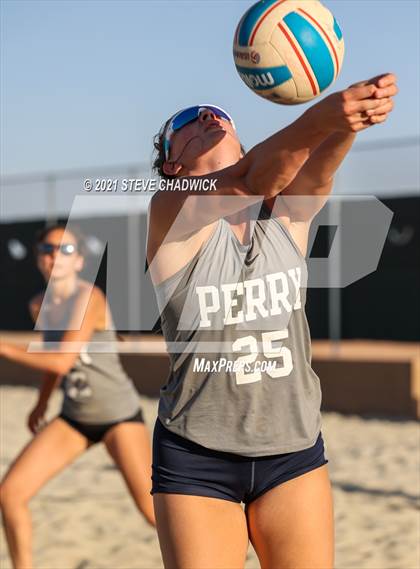 Thumbnail 2 in Xavier College Prep vs. Perry  photogallery.