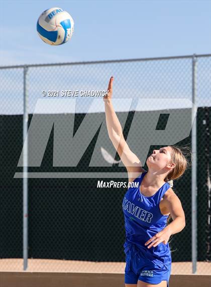 Thumbnail 3 in Xavier College Prep vs. Perry  photogallery.