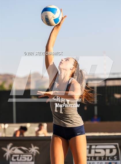Thumbnail 2 in Xavier College Prep vs. Perry  photogallery.