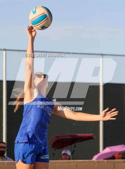 Thumbnail 1 in Xavier College Prep vs. Perry  photogallery.