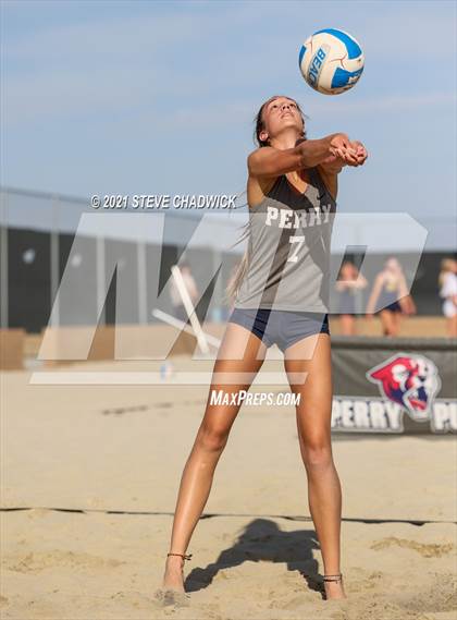 Thumbnail 3 in Xavier College Prep vs. Perry  photogallery.