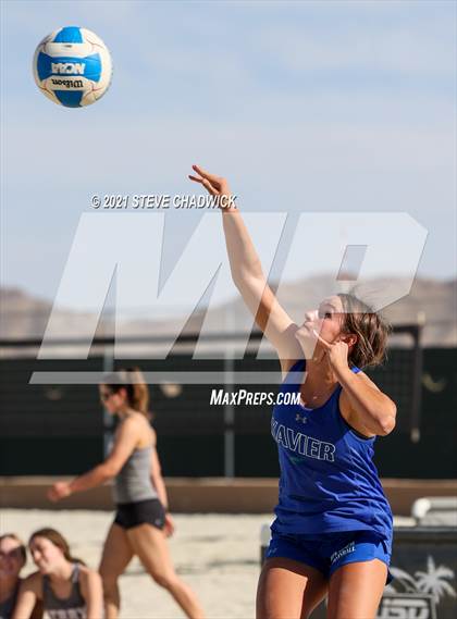 Thumbnail 2 in Xavier College Prep vs. Perry  photogallery.