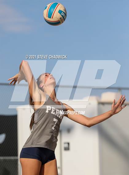 Thumbnail 2 in Xavier College Prep vs. Perry  photogallery.