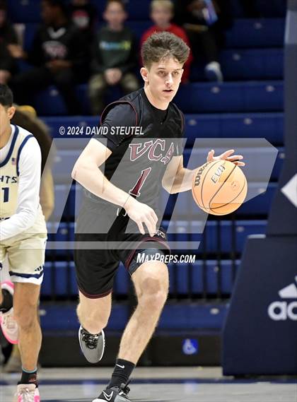 Thumbnail 3 in Valley Christian vs. Stone Ridge Christian (CIF SJS D6 Final) photogallery.