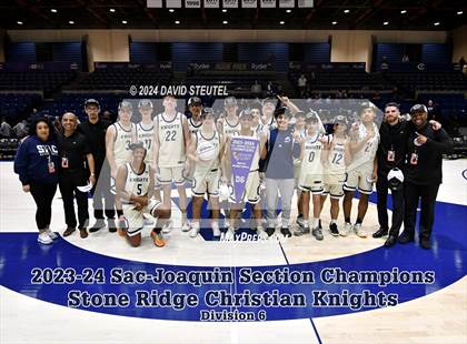 Thumbnail 1 in Valley Christian vs. Stone Ridge Christian (CIF SJS D6 Final) photogallery.