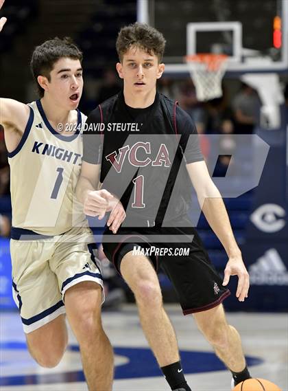 Thumbnail 2 in Valley Christian vs. Stone Ridge Christian (CIF SJS D6 Final) photogallery.