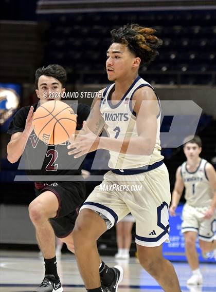 Thumbnail 1 in Valley Christian vs. Stone Ridge Christian (CIF SJS D6 Final) photogallery.