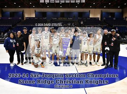 Thumbnail 3 in Valley Christian vs. Stone Ridge Christian (CIF SJS D6 Final) photogallery.
