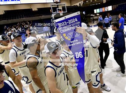 Thumbnail 2 in Valley Christian vs. Stone Ridge Christian (CIF SJS D6 Final) photogallery.