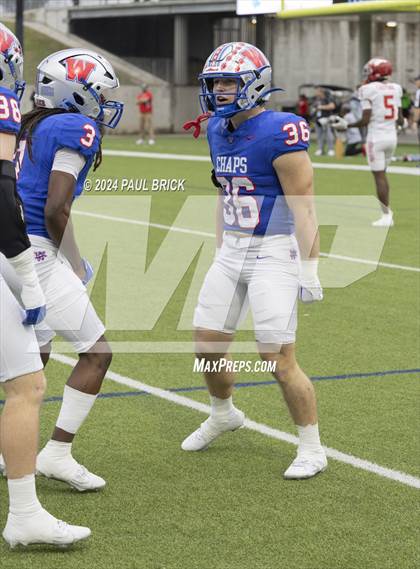 Thumbnail 3 in Westlake vs North Shore (TX UIL 6A D1 Football State Semifinal Playoff) photogallery.