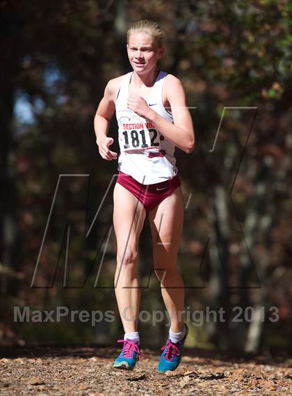 Thumbnail 2 in Section 8 Class 2 Cross Country Championships (Girls) photogallery.