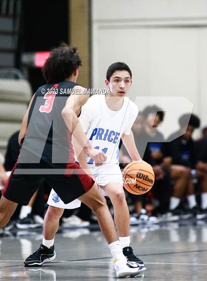 Thumbnail 1 in Price vs Village Christian (21st Annual Rose City Roundball Classic) photogallery.