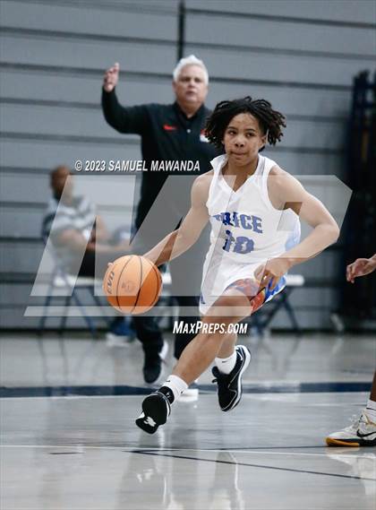 Thumbnail 2 in Price vs Village Christian (21st Annual Rose City Roundball Classic) photogallery.