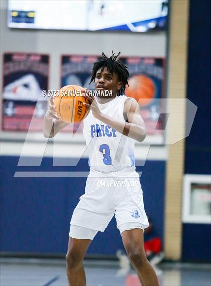 Thumbnail 2 in Price vs Village Christian (21st Annual Rose City Roundball Classic) photogallery.