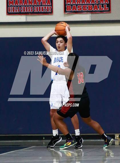 Thumbnail 3 in Price vs Village Christian (21st Annual Rose City Roundball Classic) photogallery.