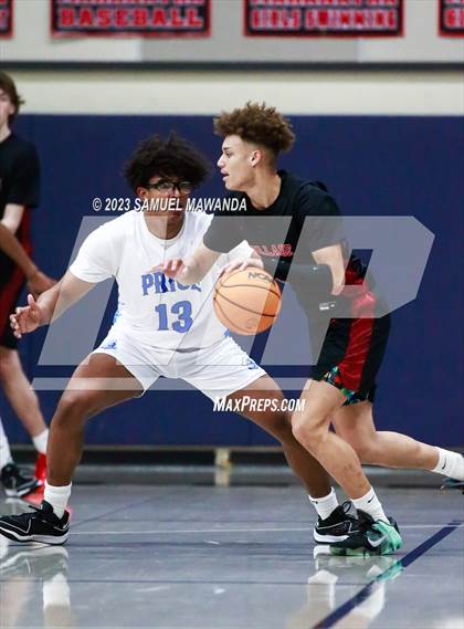 Thumbnail 2 in Price vs Village Christian (21st Annual Rose City Roundball Classic) photogallery.
