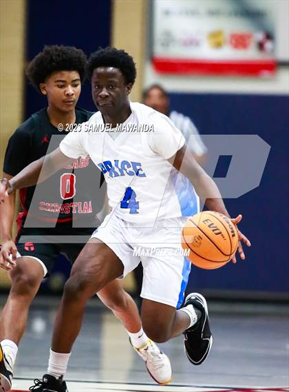 Thumbnail 3 in Price vs Village Christian (21st Annual Rose City Roundball Classic) photogallery.