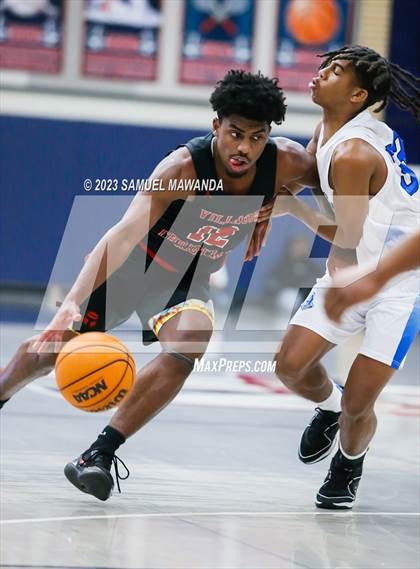 Thumbnail 2 in Price vs Village Christian (21st Annual Rose City Roundball Classic) photogallery.