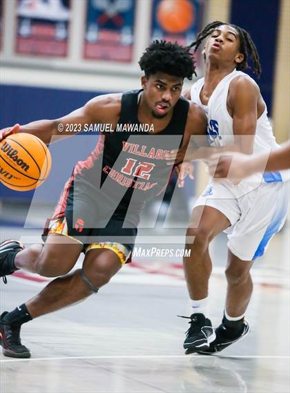 Thumbnail 3 in Price vs Village Christian (21st Annual Rose City Roundball Classic) photogallery.