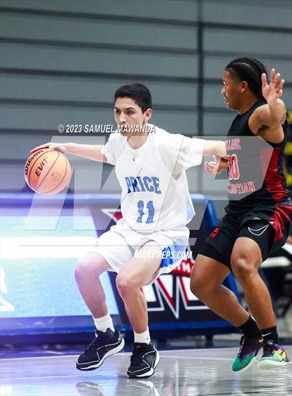 Thumbnail 1 in Price vs Village Christian (21st Annual Rose City Roundball Classic) photogallery.