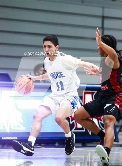 Thumbnail 2 in Price vs Village Christian (21st Annual Rose City Roundball Classic) photogallery.