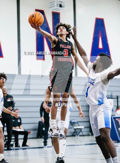 Thumbnail 1 in Price vs Village Christian (21st Annual Rose City Roundball Classic) photogallery.