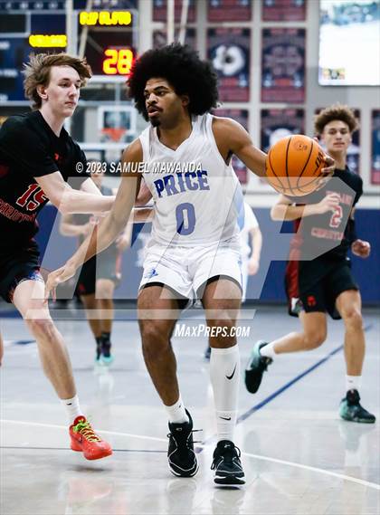Thumbnail 2 in Price vs Village Christian (21st Annual Rose City Roundball Classic) photogallery.