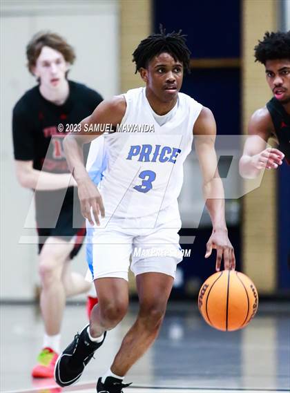 Thumbnail 2 in Price vs Village Christian (21st Annual Rose City Roundball Classic) photogallery.