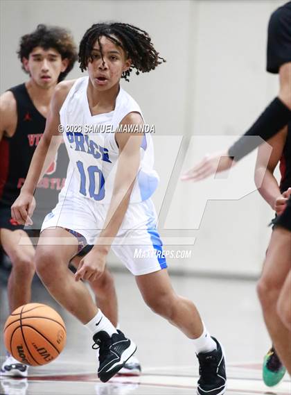 Thumbnail 2 in Price vs Village Christian (21st Annual Rose City Roundball Classic) photogallery.