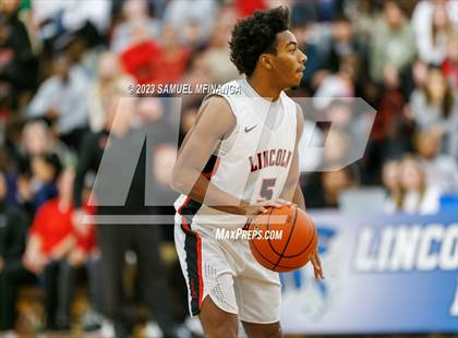 Thumbnail 2 in Lincoln Southeast vs. Lincoln High (HAC Tournament Final) photogallery.