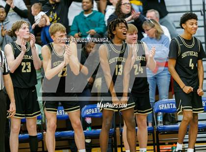Thumbnail 3 in Lincoln Southeast vs. Lincoln High (HAC Tournament Final) photogallery.
