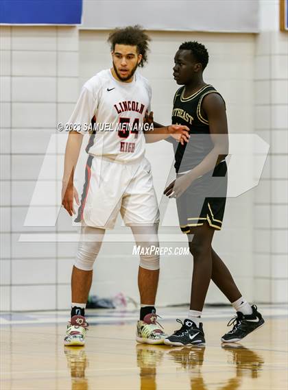 Thumbnail 3 in Lincoln Southeast vs. Lincoln High (HAC Tournament Final) photogallery.