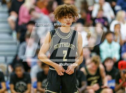 Thumbnail 2 in Lincoln Southeast vs. Lincoln High (HAC Tournament Final) photogallery.