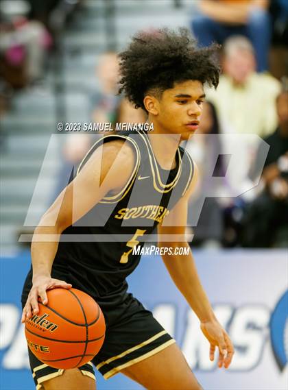 Thumbnail 1 in Lincoln Southeast vs. Lincoln High (HAC Tournament Final) photogallery.