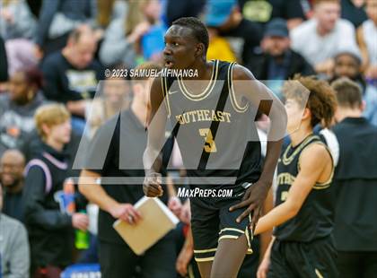 Thumbnail 2 in Lincoln Southeast vs. Lincoln High (HAC Tournament Final) photogallery.