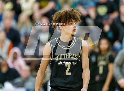 Thumbnail 3 in Lincoln Southeast vs. Lincoln High (HAC Tournament Final) photogallery.