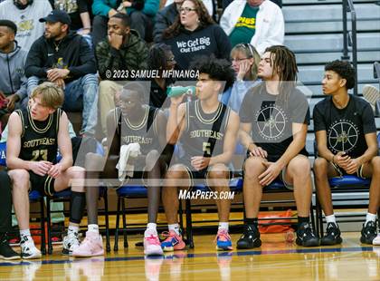 Thumbnail 2 in Lincoln Southeast vs. Lincoln High (HAC Tournament Final) photogallery.