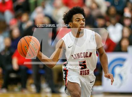 Thumbnail 1 in Lincoln Southeast vs. Lincoln High (HAC Tournament Final) photogallery.