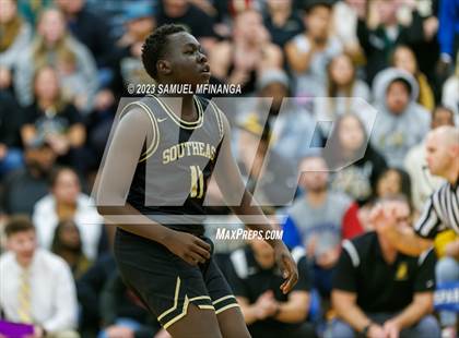 Thumbnail 3 in Lincoln Southeast vs. Lincoln High (HAC Tournament Final) photogallery.