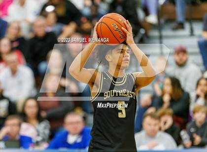 Thumbnail 2 in Lincoln Southeast vs. Lincoln High (HAC Tournament Final) photogallery.