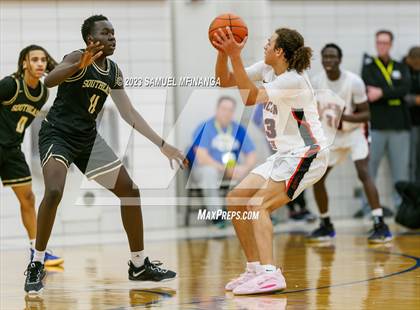 Thumbnail 1 in Lincoln Southeast vs. Lincoln High (HAC Tournament Final) photogallery.