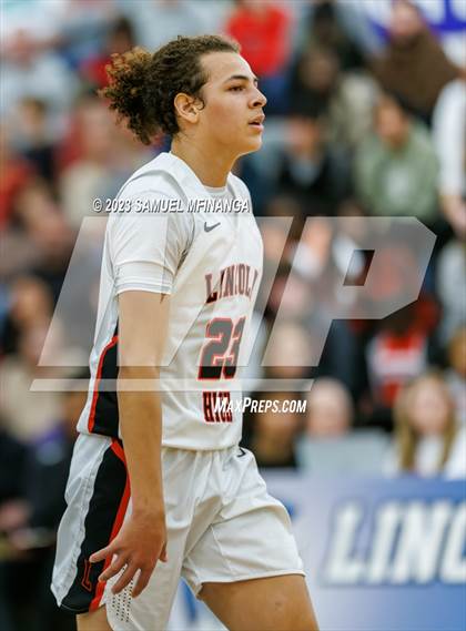 Thumbnail 3 in Lincoln Southeast vs. Lincoln High (HAC Tournament Final) photogallery.