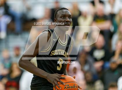Thumbnail 2 in Lincoln Southeast vs. Lincoln High (HAC Tournament Final) photogallery.