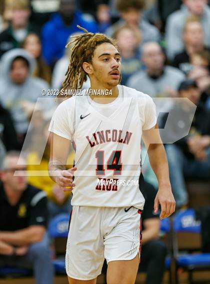 Thumbnail 2 in Lincoln Southeast vs. Lincoln High (HAC Tournament Final) photogallery.