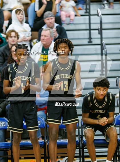 Thumbnail 3 in Lincoln Southeast vs. Lincoln High (HAC Tournament Final) photogallery.