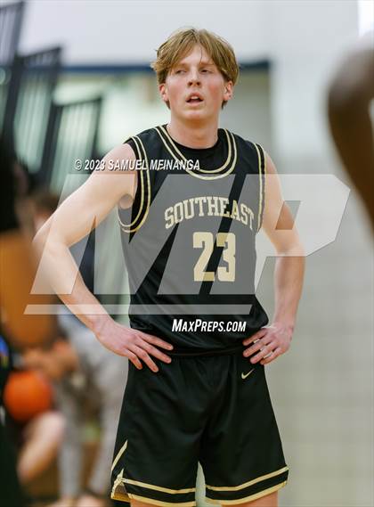 Thumbnail 1 in Lincoln Southeast vs. Lincoln High (HAC Tournament Final) photogallery.